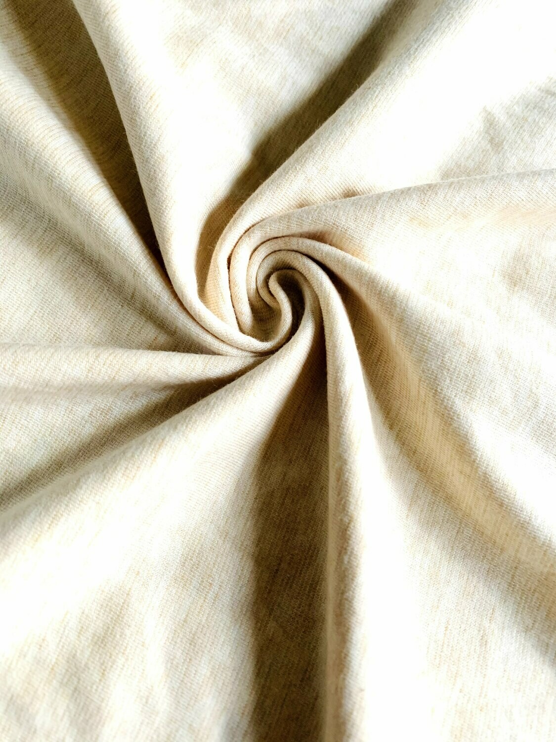 Marle Light Tan | Cotton Lycra Solid, 180gsm | 180cm Wide