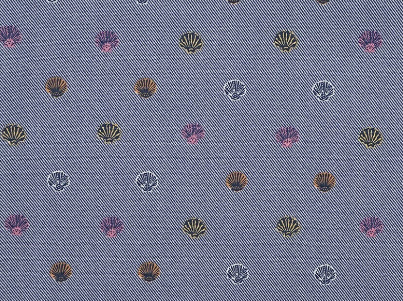 Seashells | Cotton Canvas | 145cm wide - 1m Piece