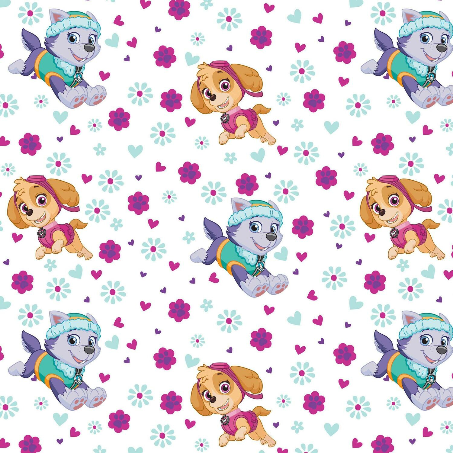Paw Patrol Pup Power | Licensed Quilting Cotton | 112cm wide
