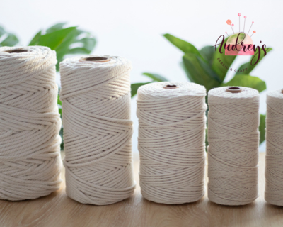 Macrame Twist Cotton Cord Rope | By the Meter