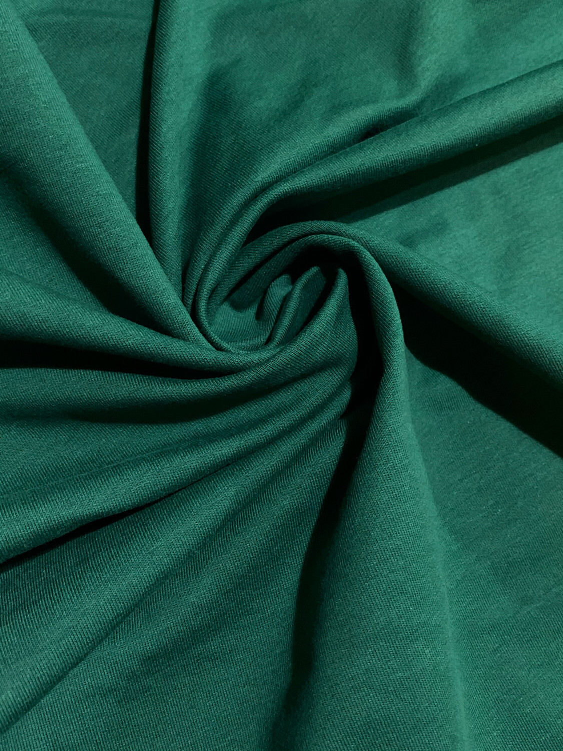 Hunter Green | Stretch French Terry Solids, 290gsm