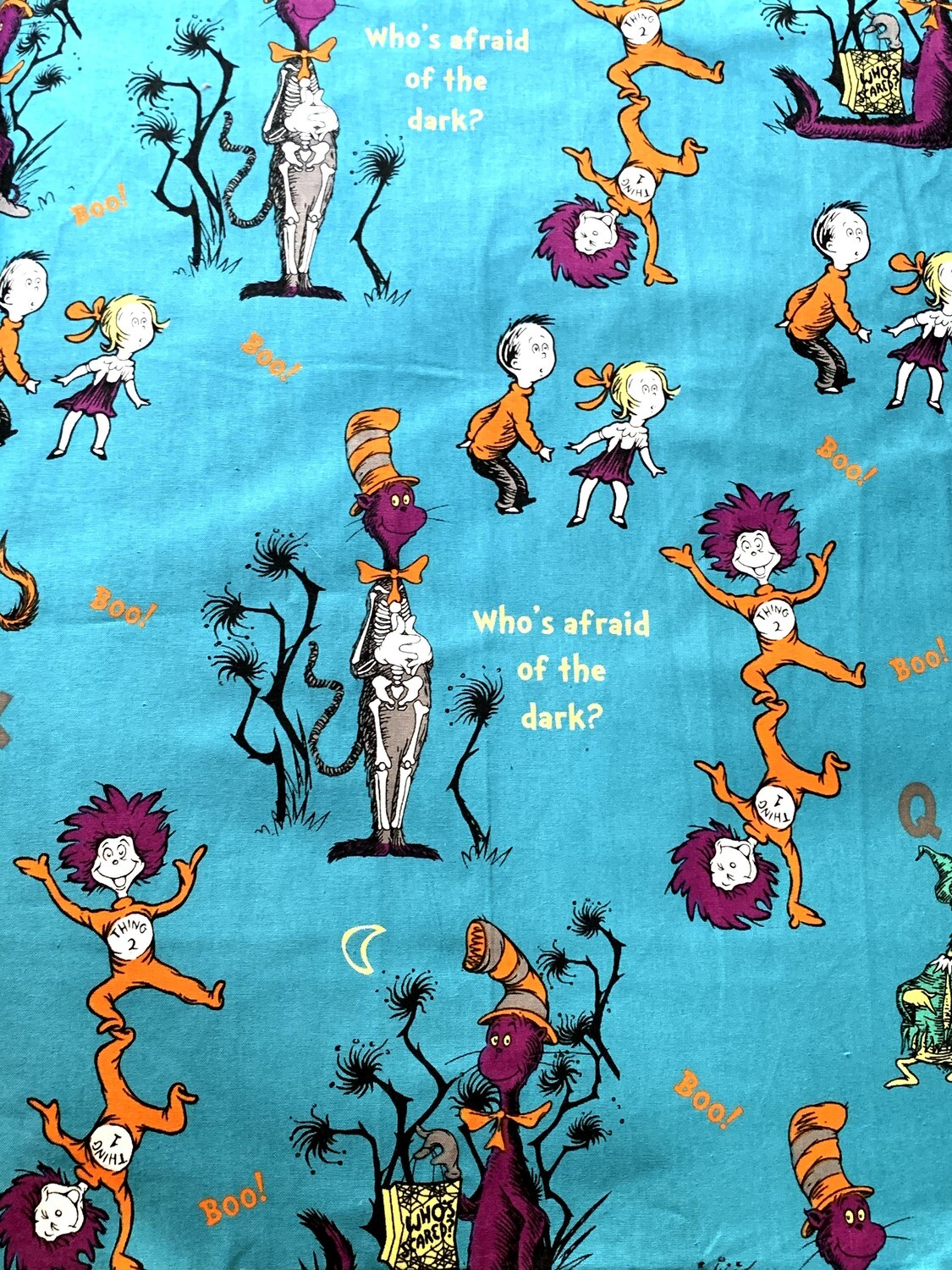 Grinch, Boo! | Licensed Quilting Cotton | 112cm wide