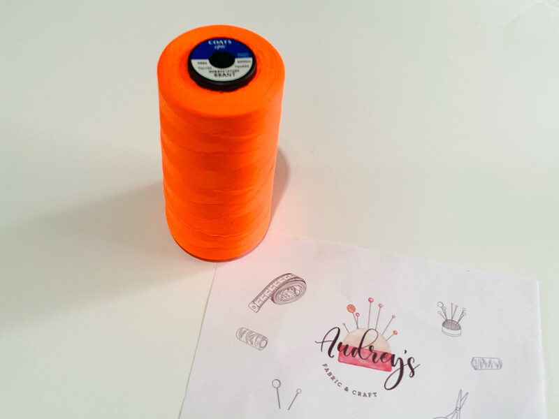 Coats Epic 120 Sewing Thread | 69ANT (Fluoro Orange) | 5000m Spool