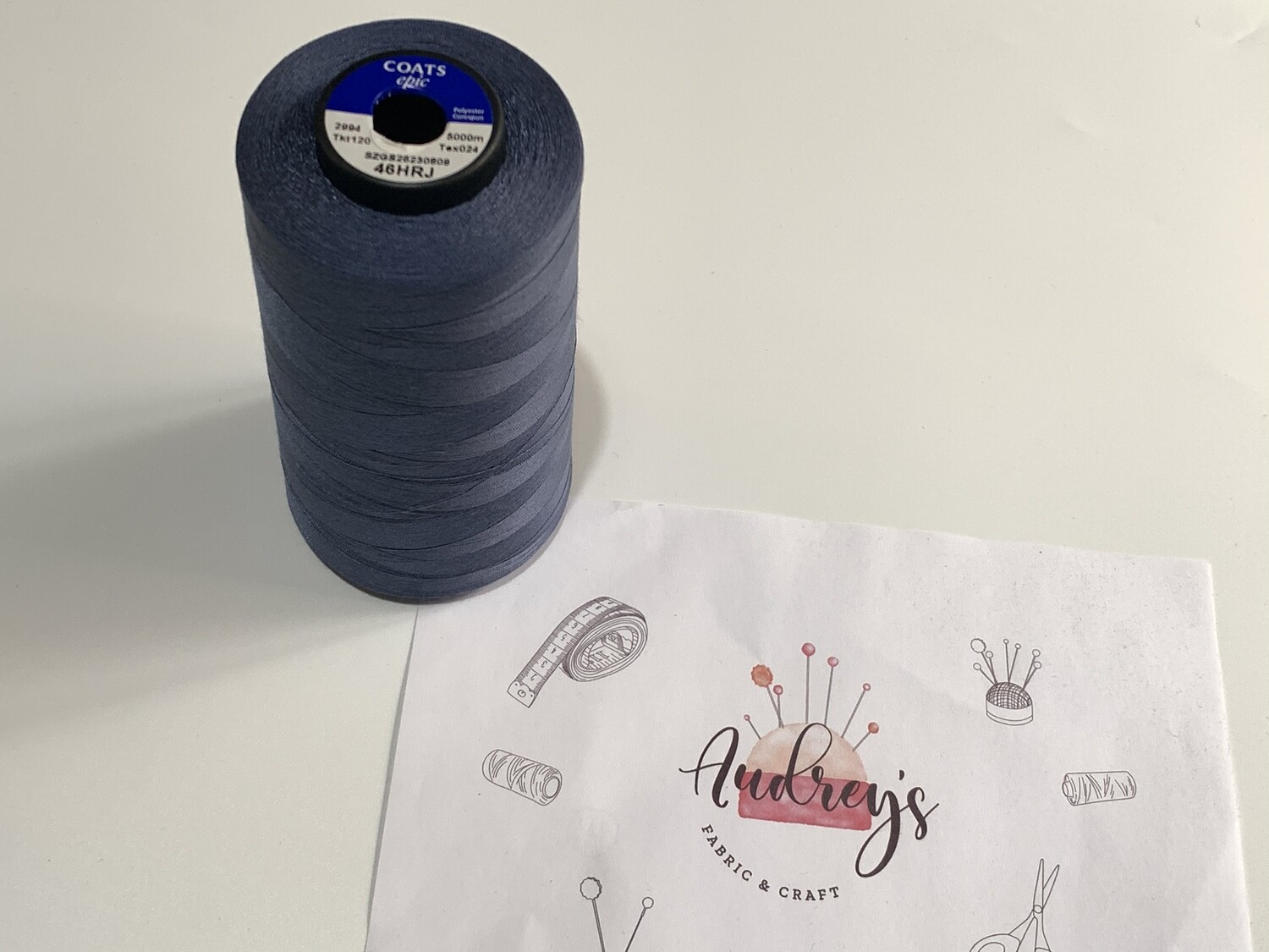 Coats Epic 120 Sewing Thread | 46HRJ (Midnight Navy) | 5000m Spool