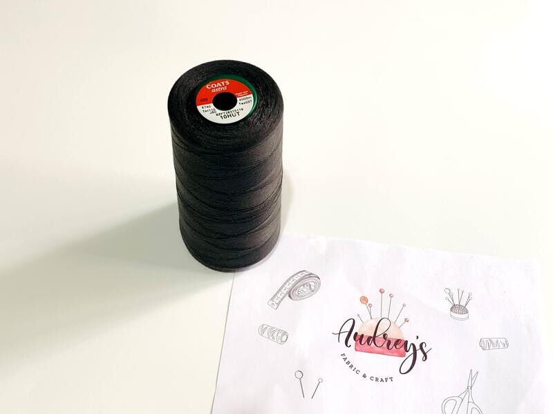 Coats Astra 110 Sewing Thread | 10HUT (Dark Grey) | 4000m Spool