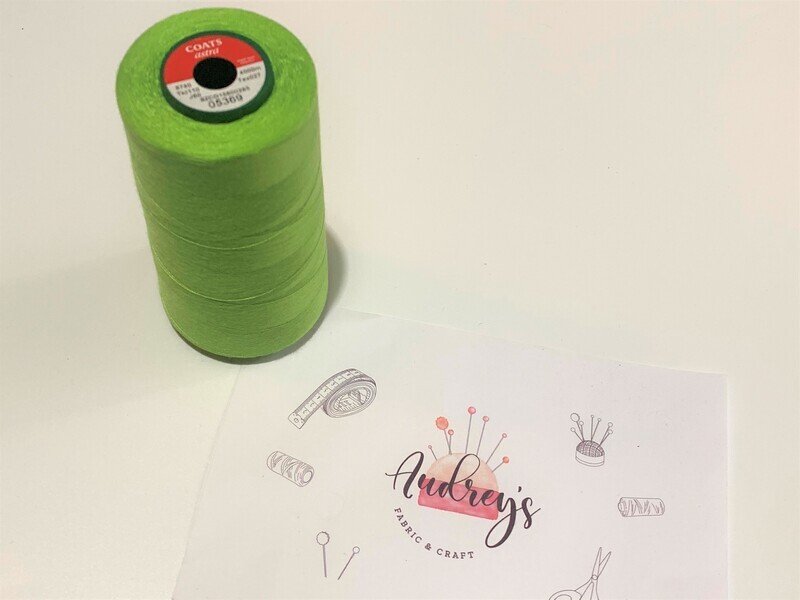 Coats Astra 110 Sewing Thread | 05369 (Lime) | 4000m Spool