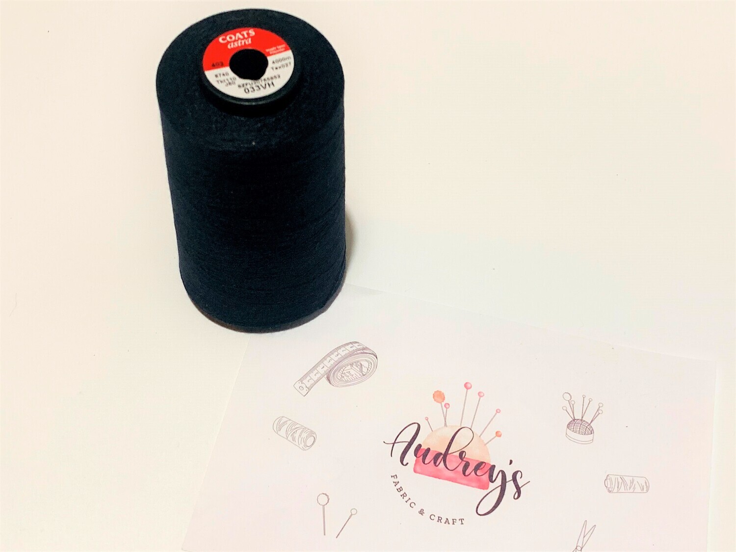 Coats Astra 110 Sewing Thread | 033VH (Very Dark Navy) | 4000m Spool