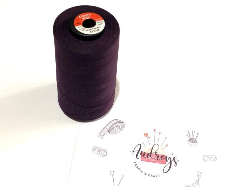 Coats Astra 120 Sewing Thread | 31VVF (Deep Eggplant) | 5000m Spool