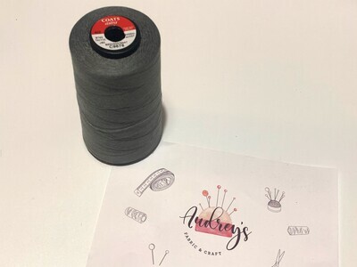 Coats Astra 120 Sewing Thread | C9676 (Dark Grey) | 5000m Spool