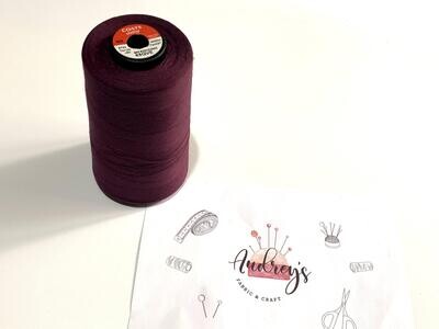 Coats Astra 120 Sewing Thread | 65QVE (Plum) | 5000m Spool