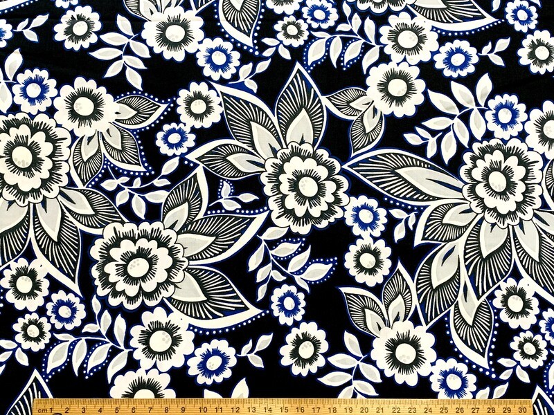 Snow Lotus | Extra-Wide Quilting Cotton | 145cm wide