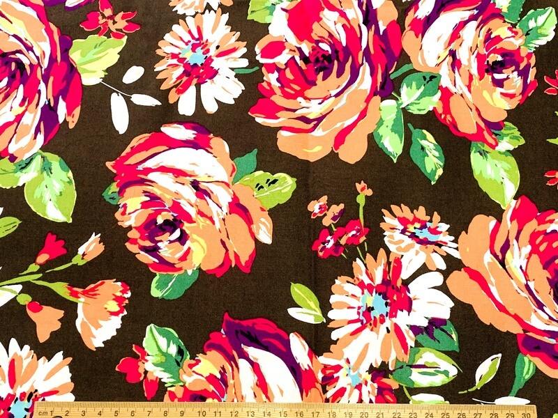 English Rose | Extra-Wide Quilting Cotton | 145cm wide