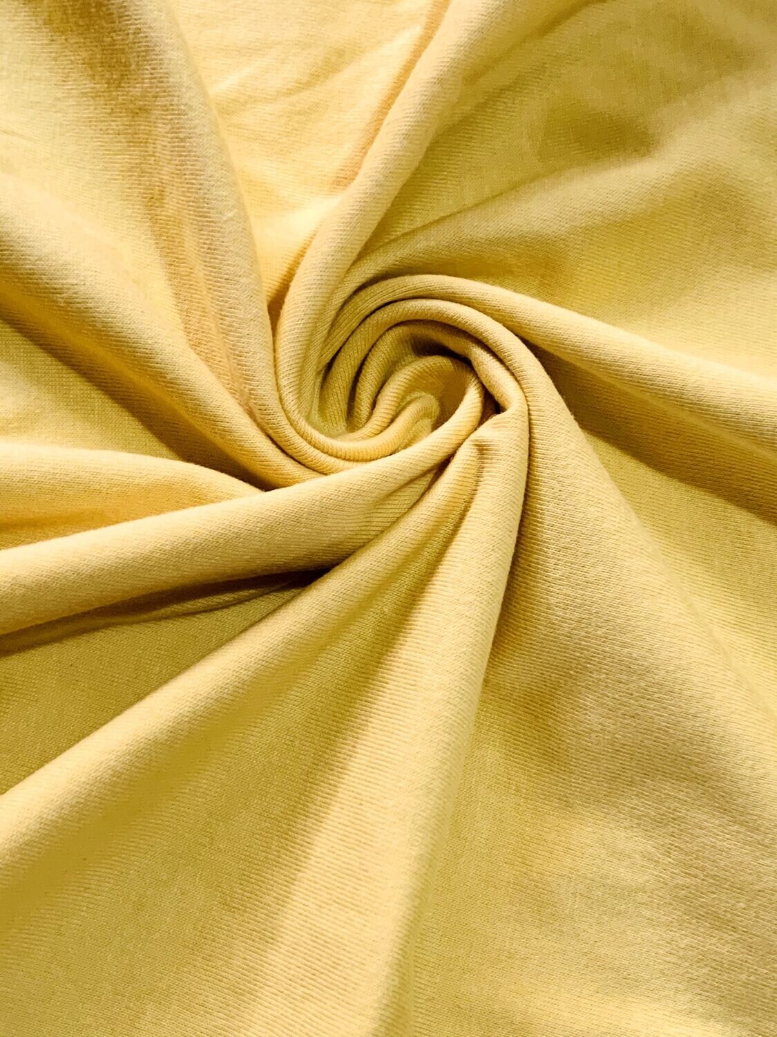 Yellow | Cotton Jersey Solid, 140gsm | 190cm Wide