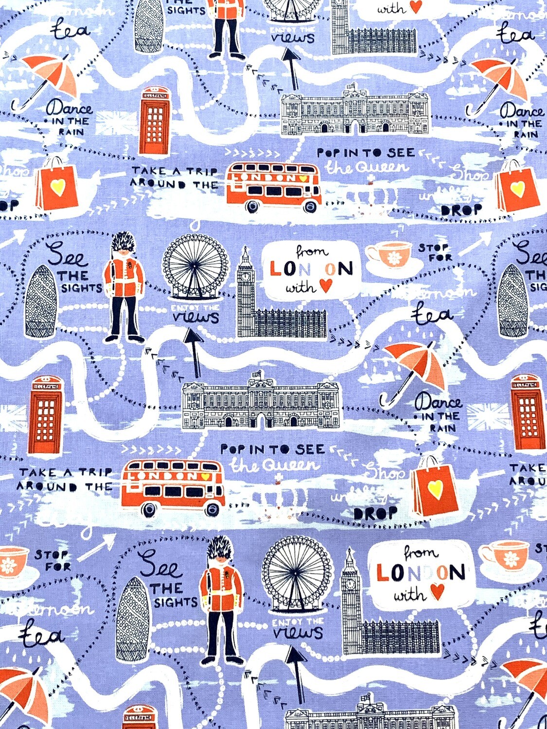 LONDON! | Quilting Cotton | 112cm Wide