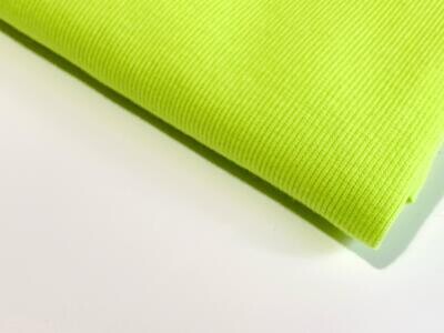 Neon Green | 2x2 Ribbing | 116cm Wide