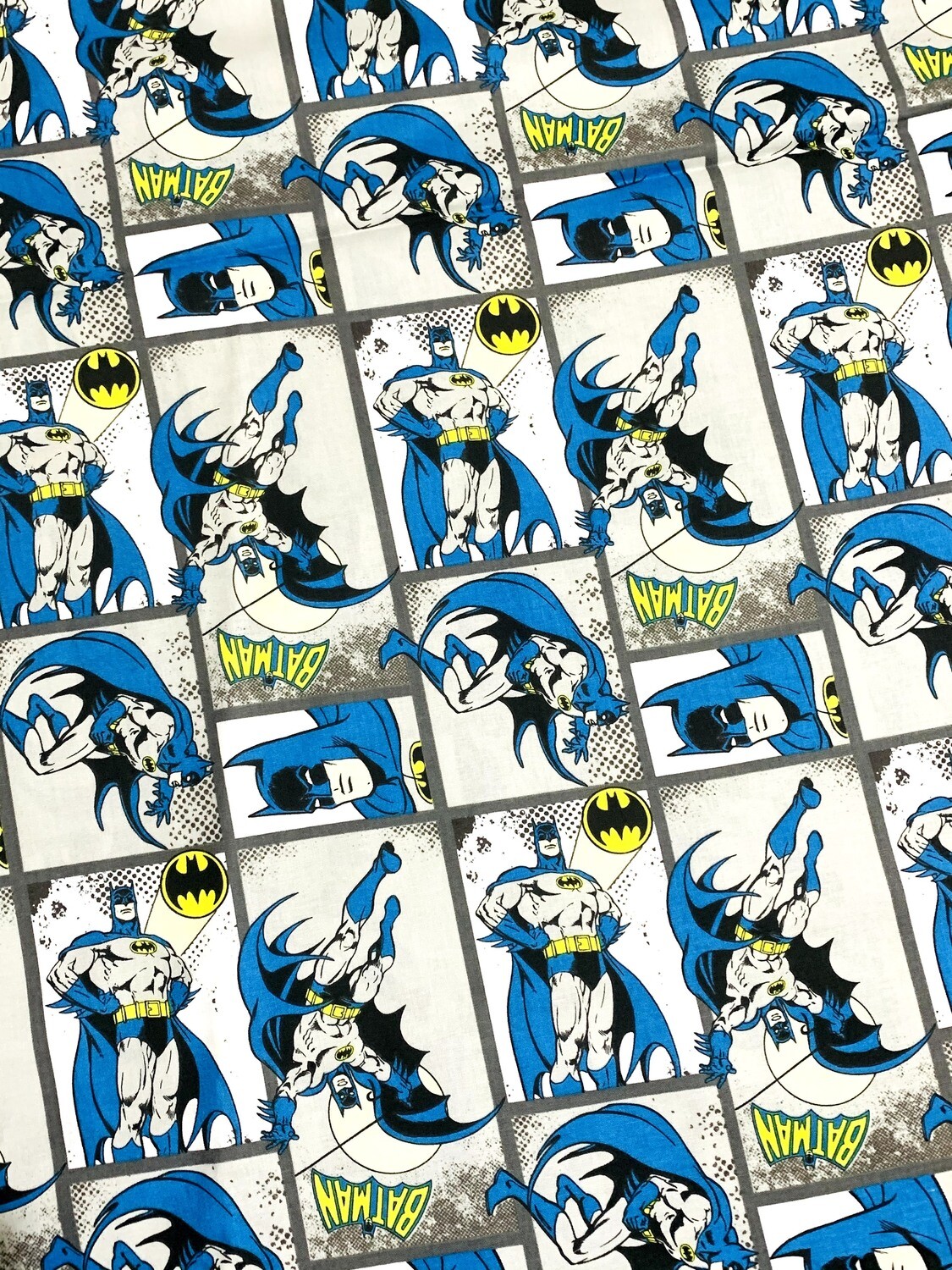 Batman in Action | Licensed Quilting Cotton | 112cm wide
