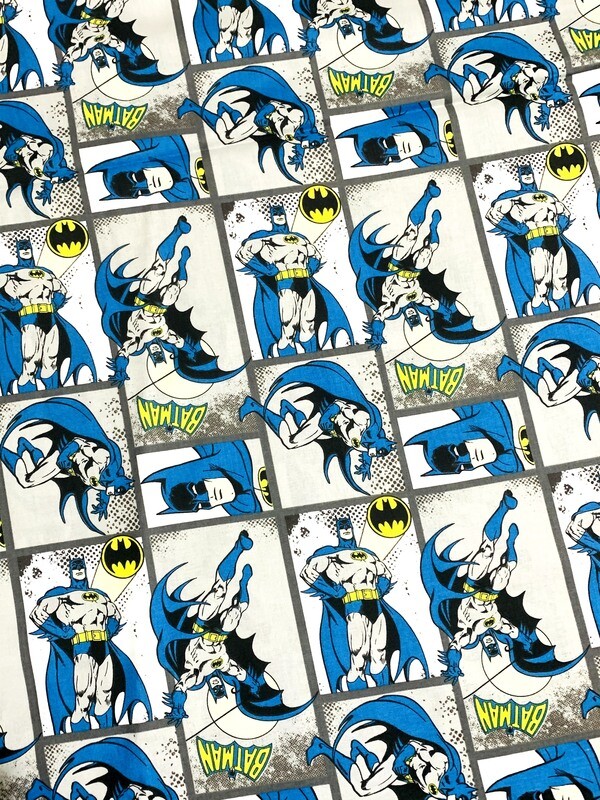 Batman in Action | Licensed Quilting Cotton | 112cm wide
