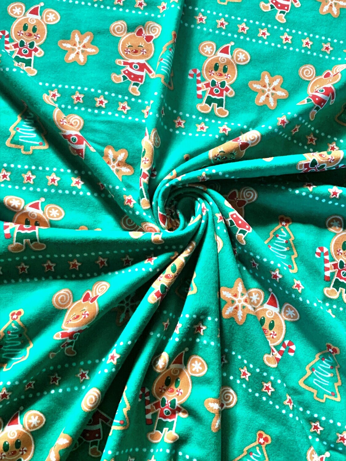 Gingerbread Man | Cotton Jersey 200gsm | 165cm Wide - Final Pieces