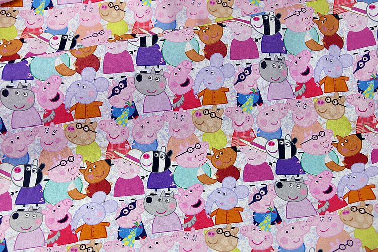 Peppa Pig | PRE-ORDER Cotton Woven | 142cm wide