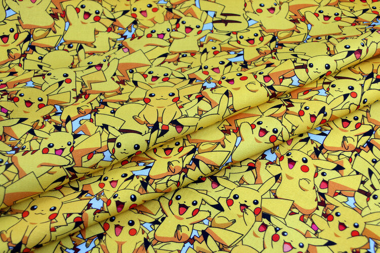 Pikachu | PRE-ORDER Cotton Woven | 142cm wide