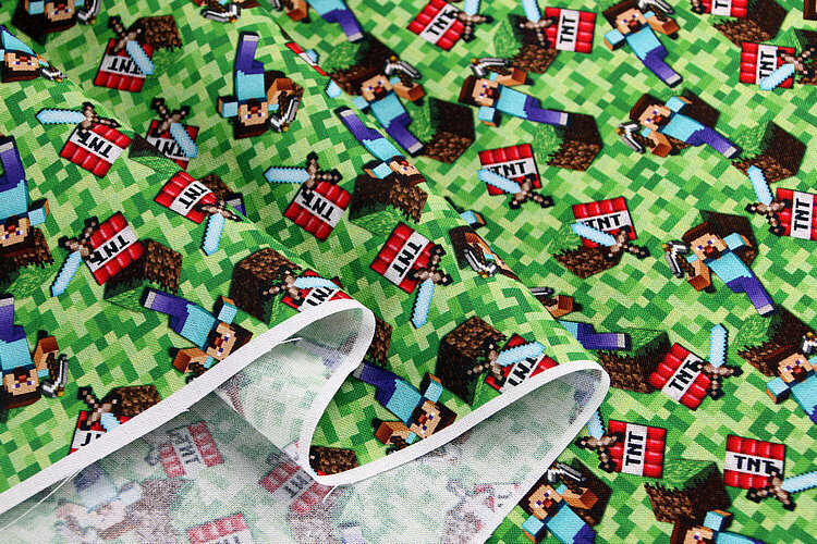 Minecraft | PRE-ORDER Cotton Woven | 142cm wide