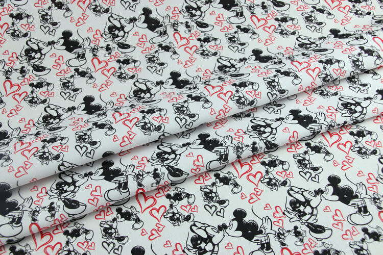 Lovers, Mickey & Minnie | PRE-ORDER Cotton Woven | 142cm wide