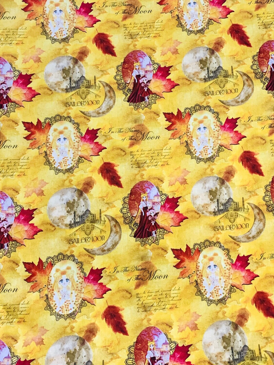 Sailor Moon, Autumn | Licensed Quilting Cotton | 112cm Wide