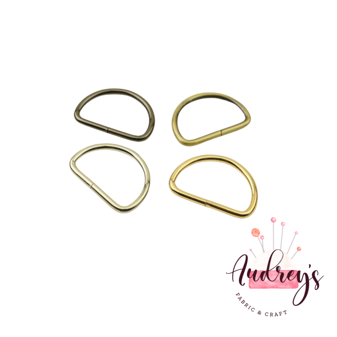 38mm (1.5'') D-Rings, 2-Pack | 4 Colours