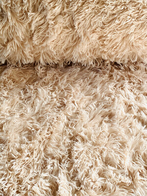 Cream | Luxury Bear Skin Faux Fur | 160cm Wide