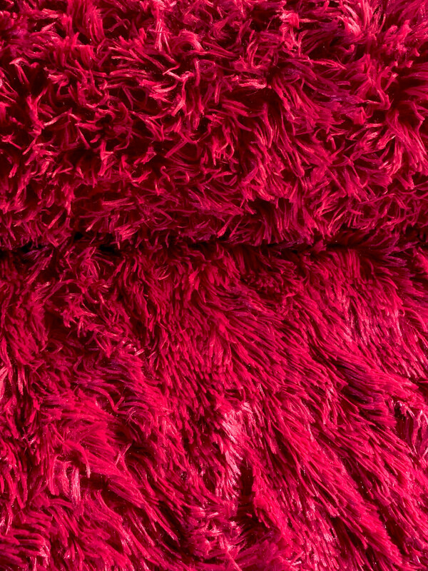 Wine | Luxury Bear Skin Faux Fur | 160cm Wide