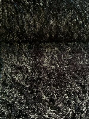 Black | Luxury Bear Skin Faux Fur | 160cm Wide
