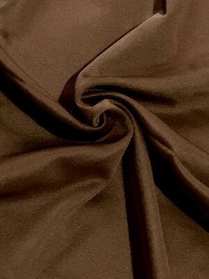 Walnut Brown | Premium Scuba Crepe Knit, 200gsm | 160cm Wide
