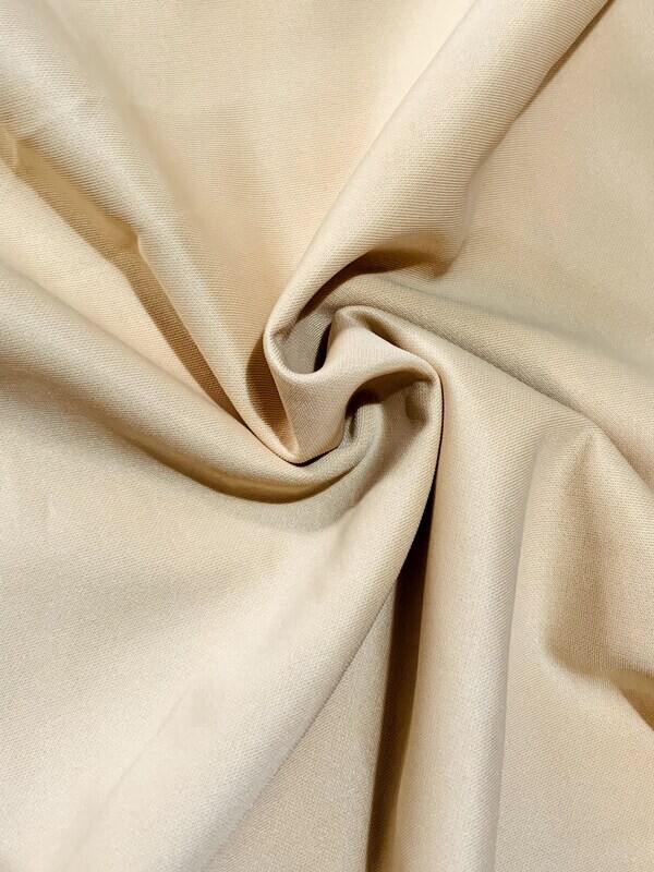 Cream Beige | Premium Scuba Crepe Knit, 200gsm | 160cm Wide