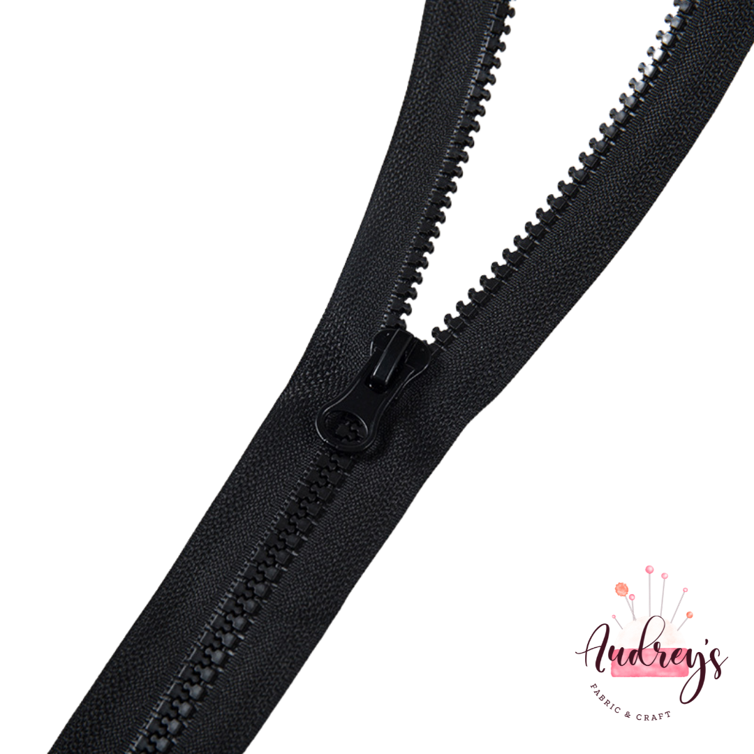#5 Black, Open End | Chunky Zipper | 70cm