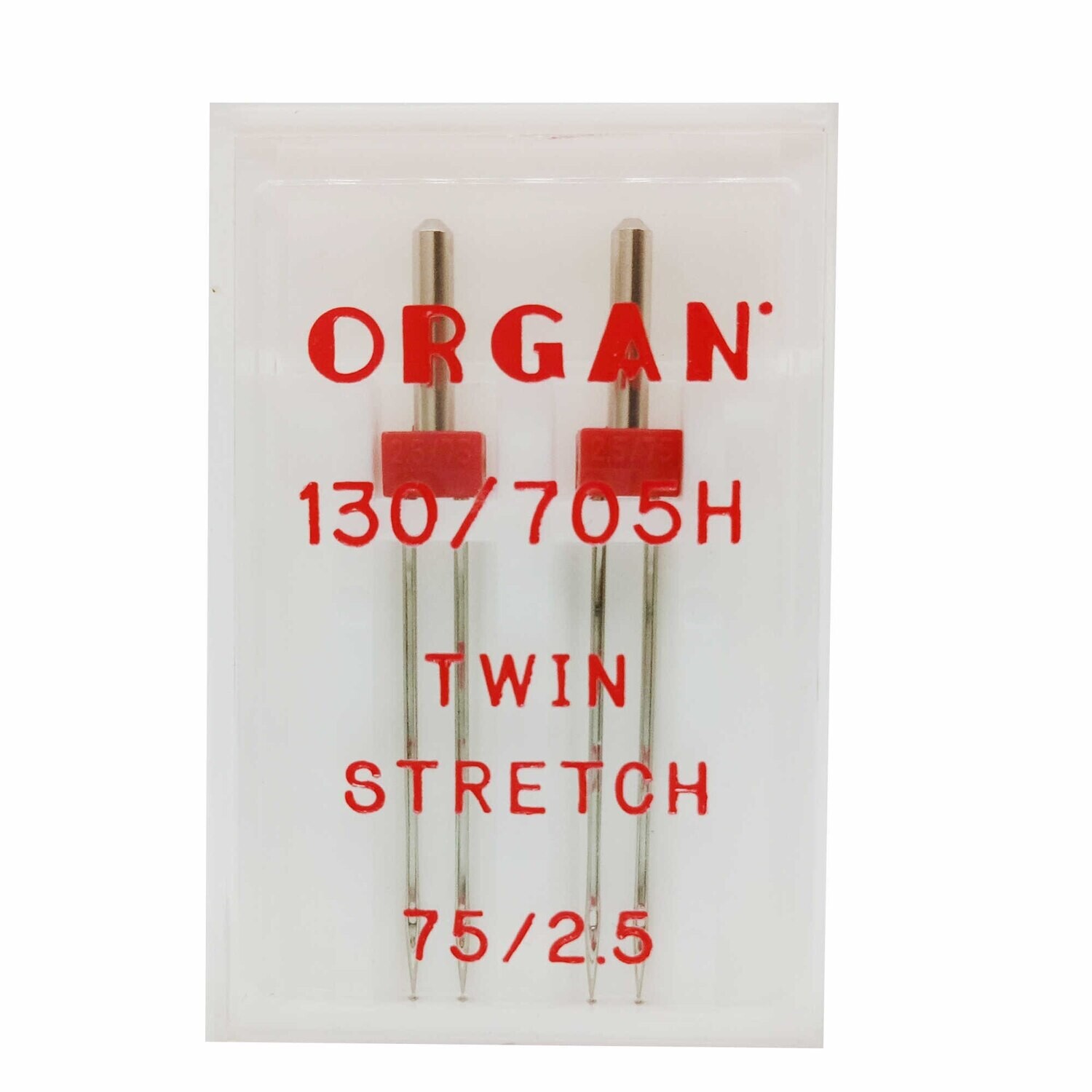 Twin Stretch 75/11 2.5mm | Organ Sewing Needles Box Pack | Pack of 2