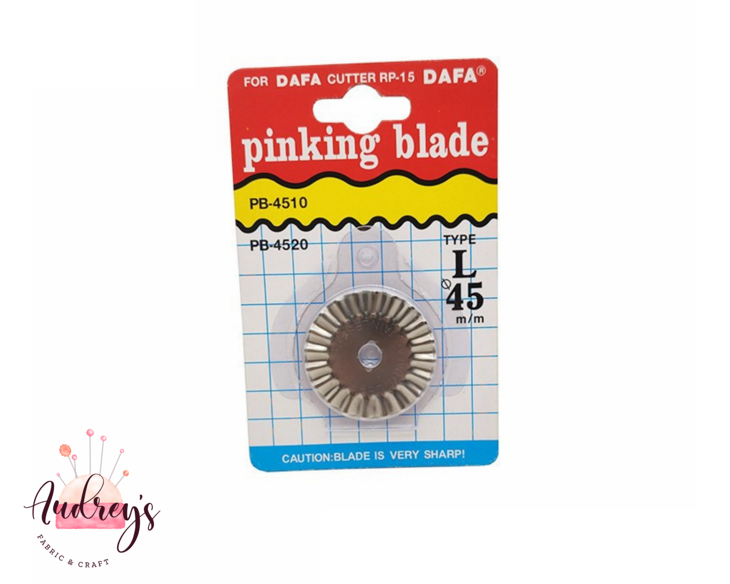 45mm Pinking Blade | Dafa Rotary Cutter Replacement Blades