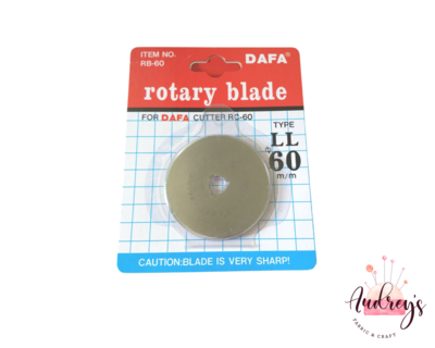 60mm Straight Blade | Dafa Rotary Cutter Replacement Blades