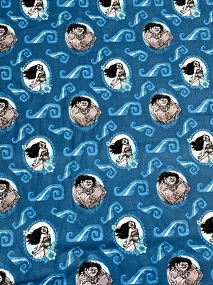 Moana &amp; Maui | Licensed Quilting Cotton | 112cm wide