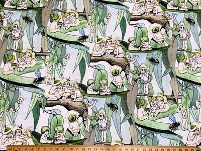 Gum Blossom Babies, May Gibbs | Licensed Quilting Cotton | 112cm wide