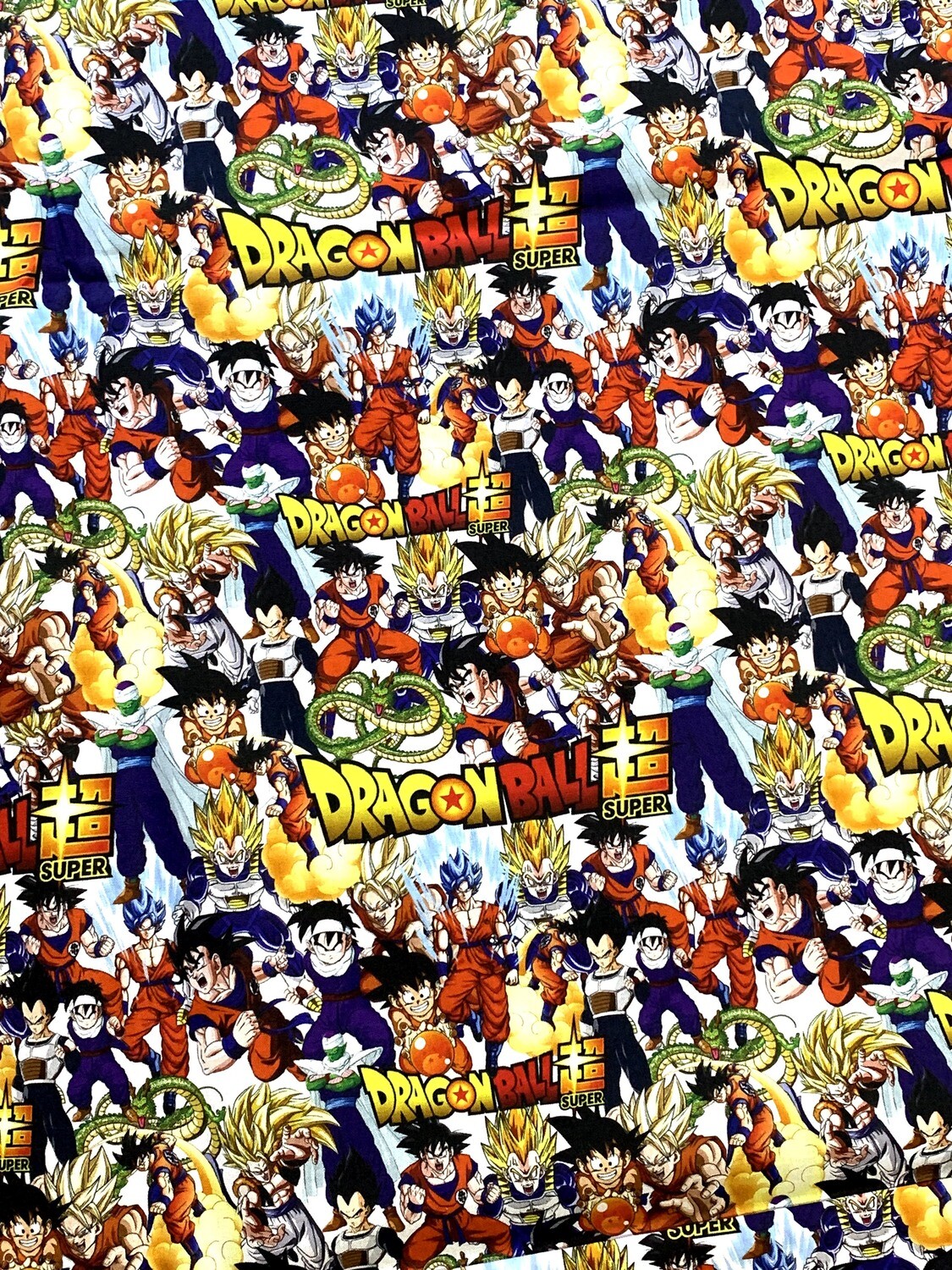 Dragon Ball Z, Stacked | Custom Quilting Cotton | 145cm wide - 0.45m Piece
