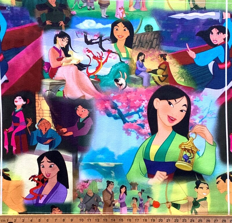 Mulan Large | Cotton Lycra Panel | 26 x 28cm