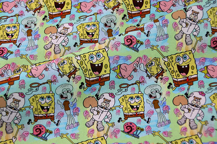 Spongebob & Friends | PRE-ORDER Cotton Woven | 142cm wide