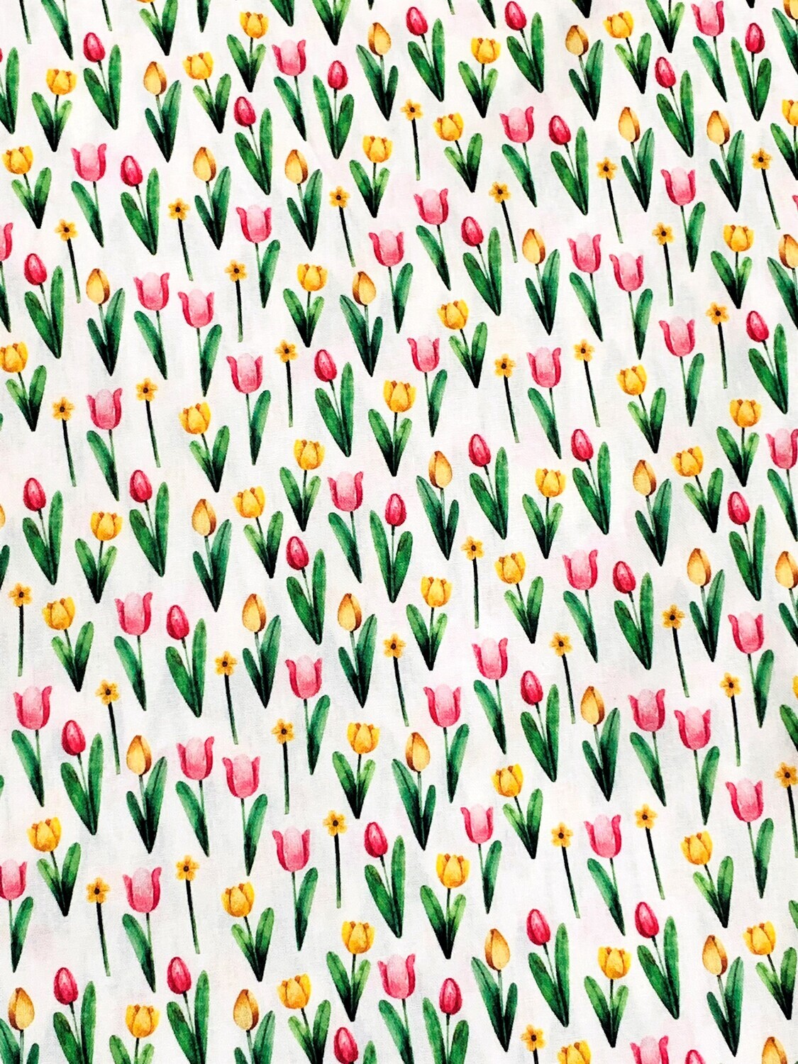 Tulips | Quilting Cotton | 112cm wide - 1.35m Piece