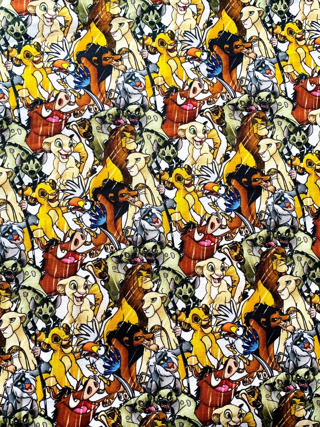 The Lion King, Sketch | Custom Quilting Cotton | 145cm wide