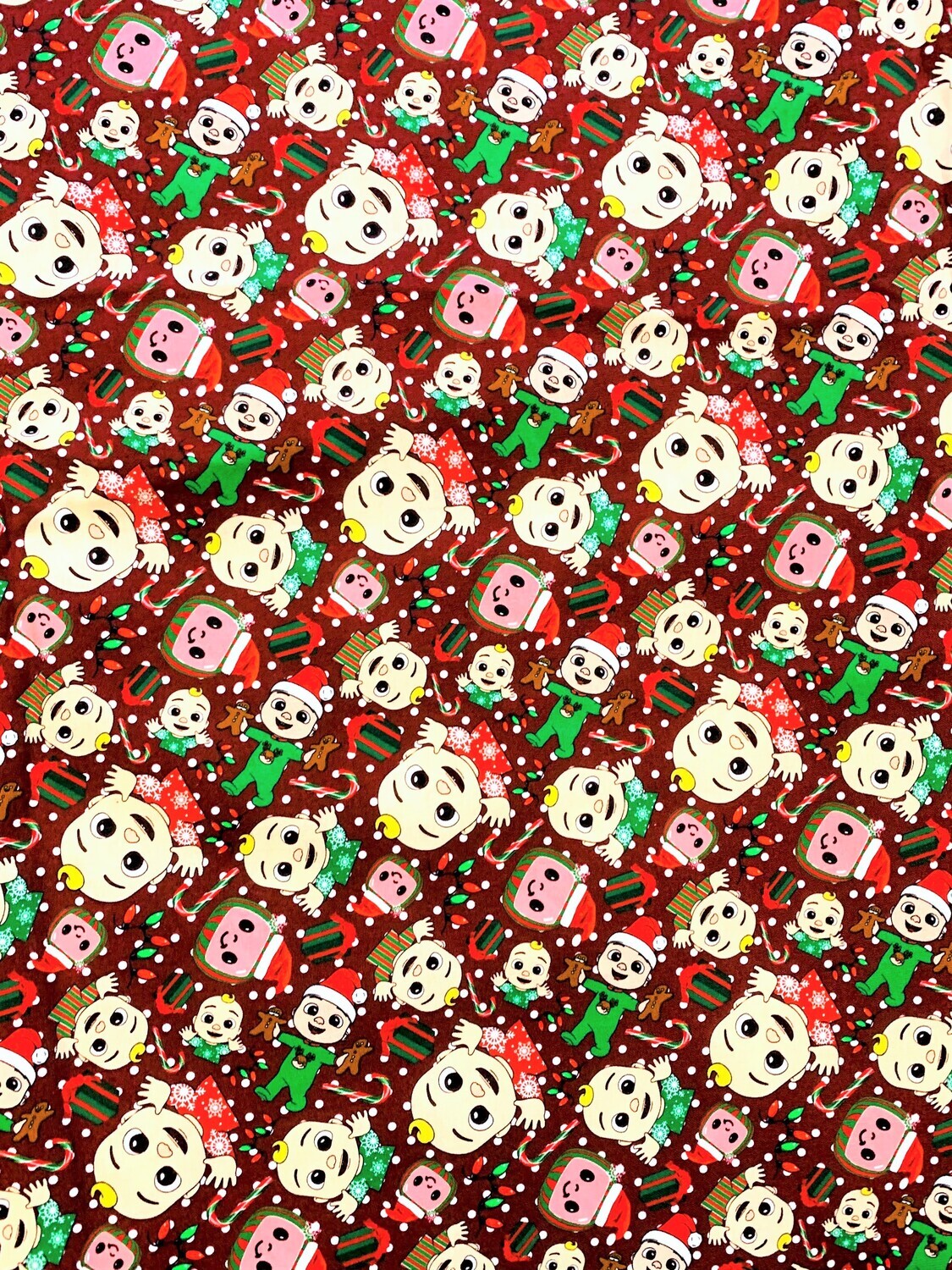 Cocomelon Christmas | Custom Quilting Cotton | 145cm wide