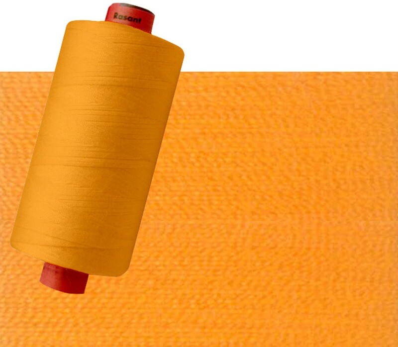 0122 - Medium Tangerine Orange | Rasant Polyester Cotton Thread 120/40 | 1000m
