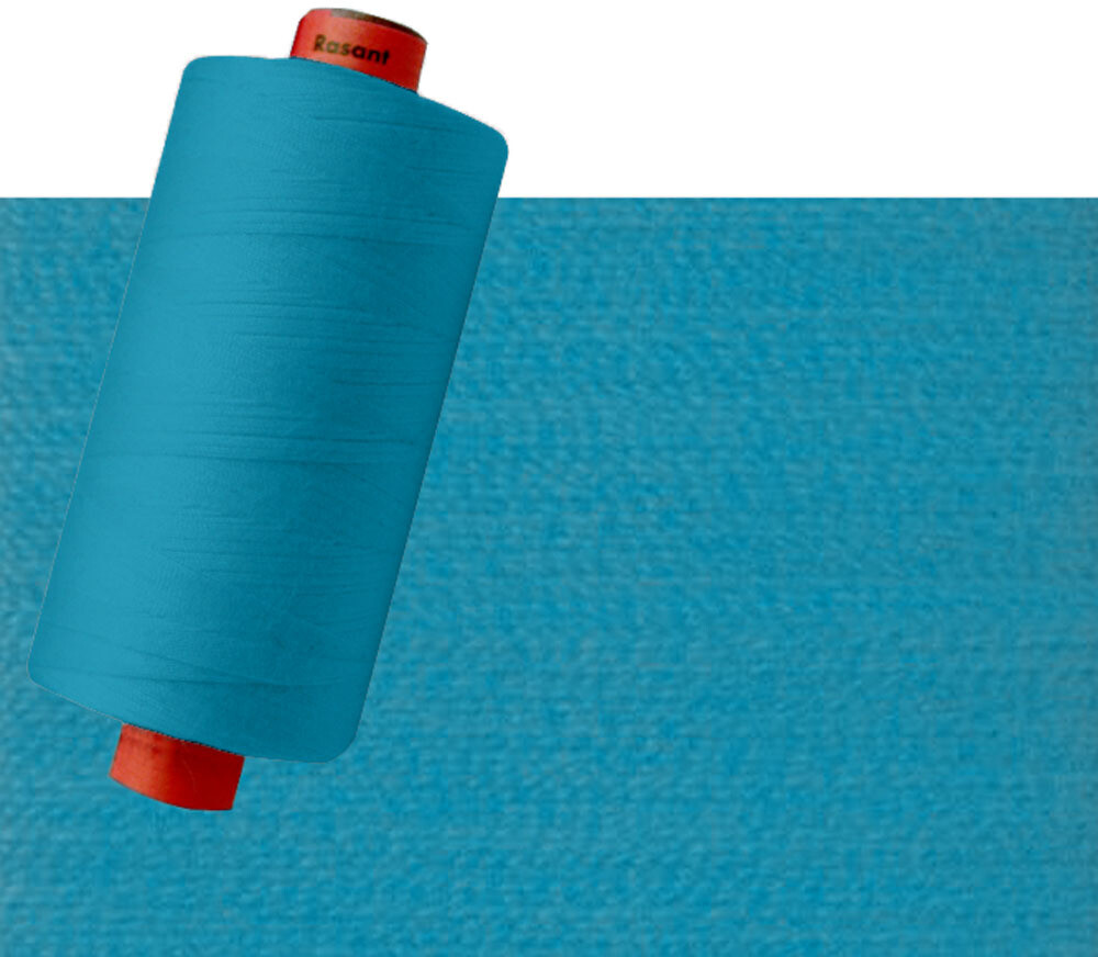1610 - Aqua Blue | Rasant Polyester Cotton Thread 120/40 | 1000m