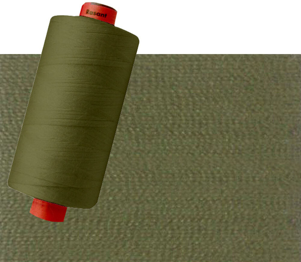 X0660 - Dark Khaki Green | Rasant Polyester Cotton Thread 120/40 | 1000m