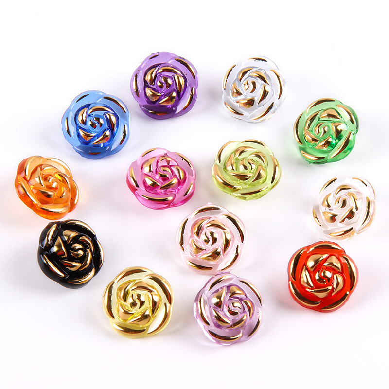 Rose | Decorative Shank Button