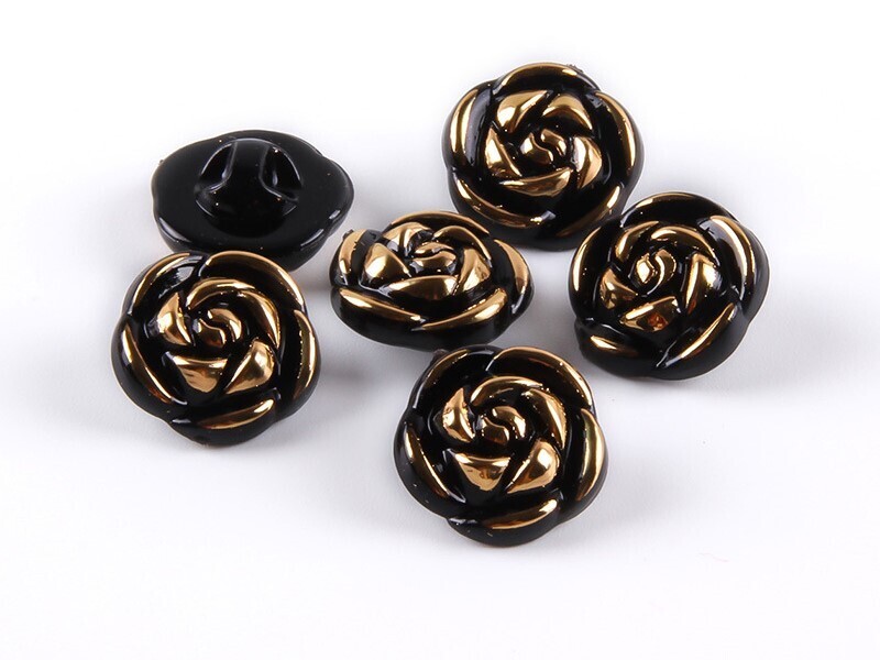 Rose | Decorative Shank Button